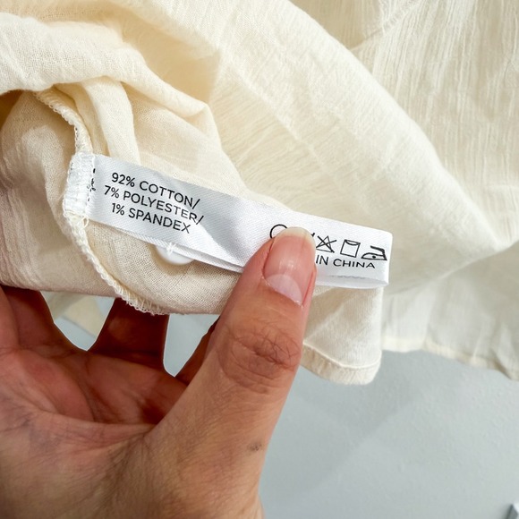 NWT Tuckernuck Boho Preppy Renaissance Pirate Blouse Top Long Sleeve S - Picture 6 of 7